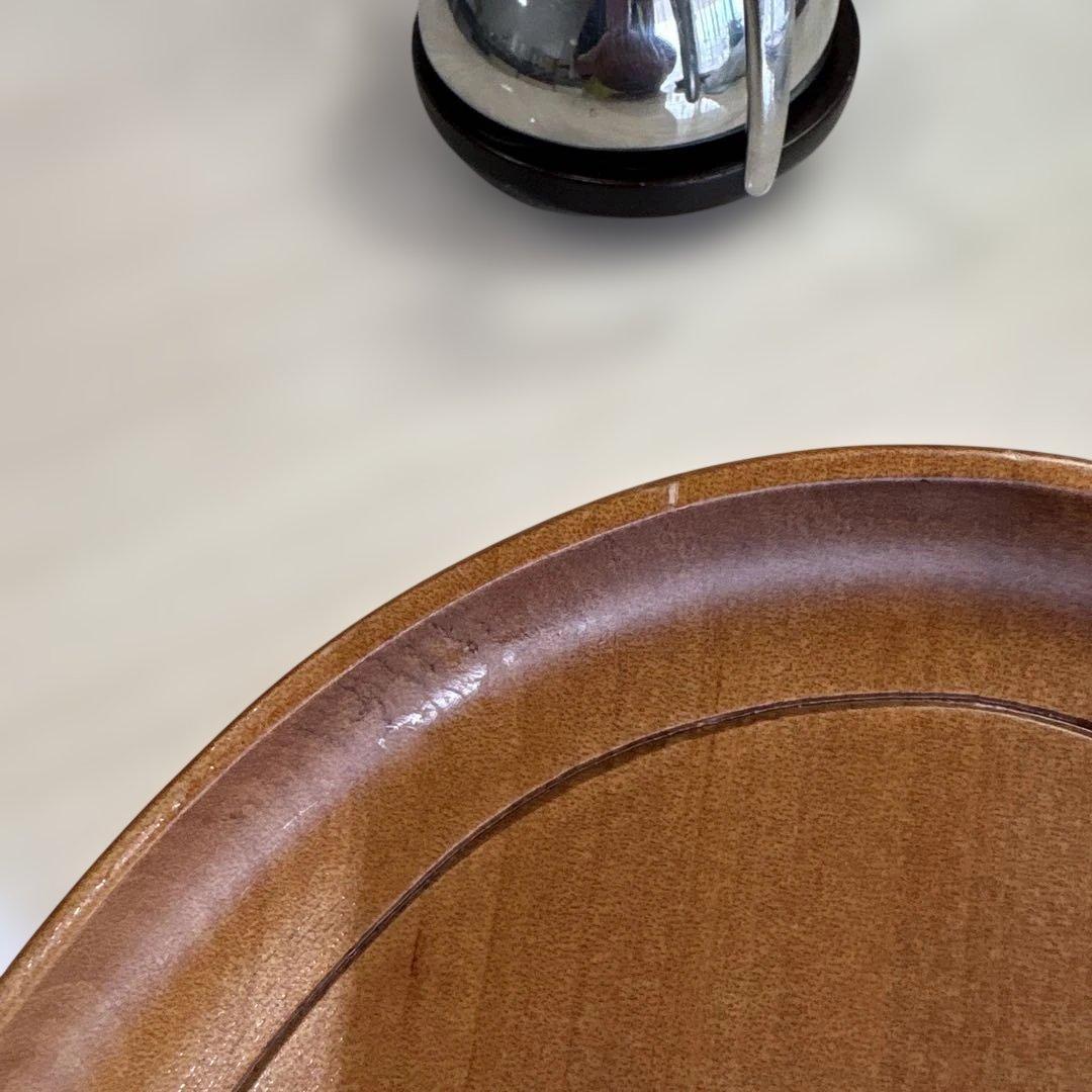 軽井沢彫のお盆　2枚