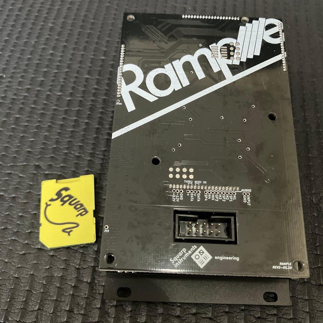 Squarp Rample サンプラー　モジュラーシンセサイザー