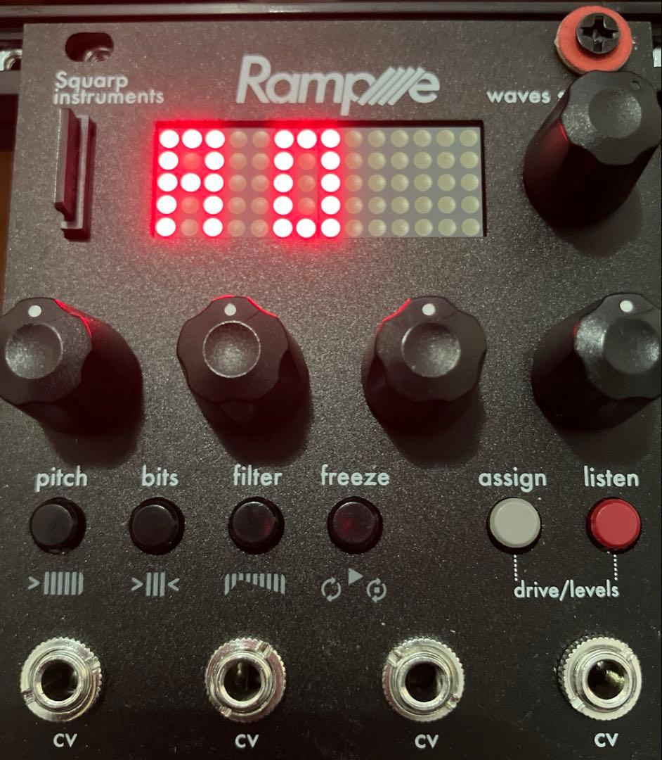 Squarp Rample サンプラー　モジュラーシンセサイザー