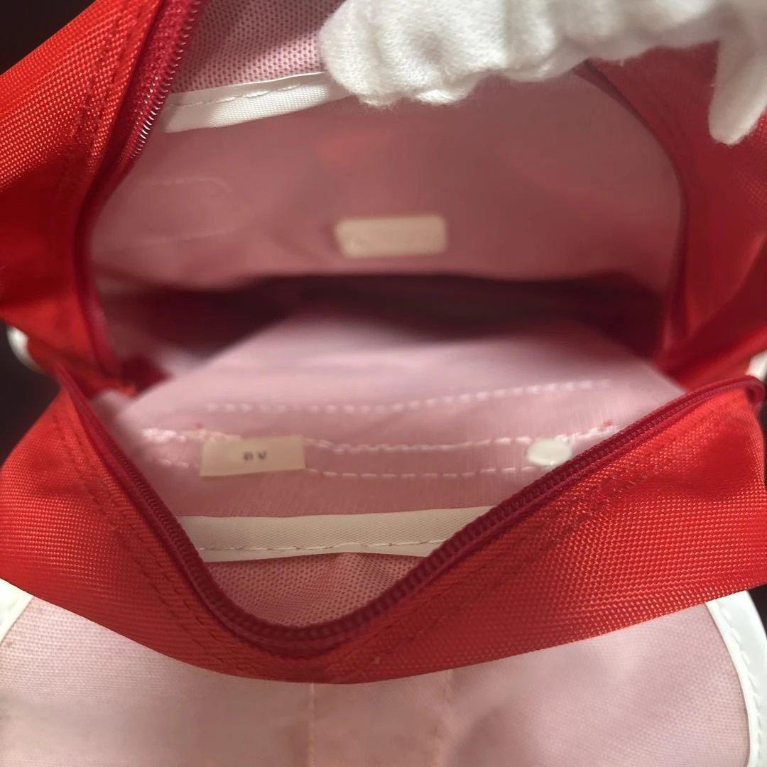 タッチ 当時物 未使用 レアTOUCH キャラクター リュックバッグ 赤 レトロ