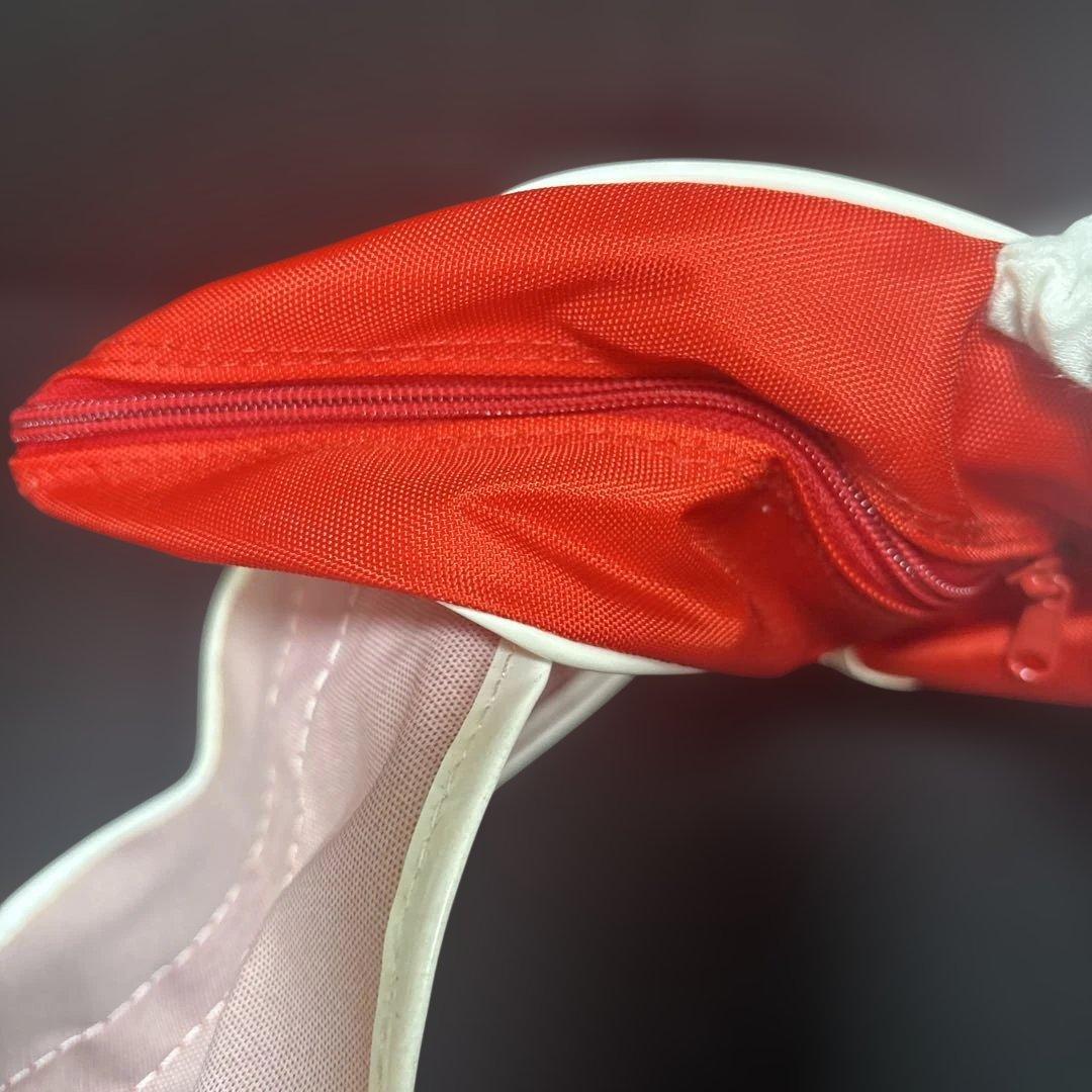 タッチ 当時物 未使用 レアTOUCH キャラクター リュックバッグ 赤 レトロ