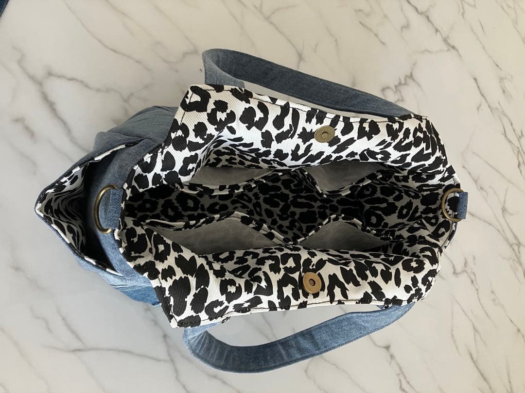 1097 MORI　デニムリメイクバック　ハンドメイド 2点