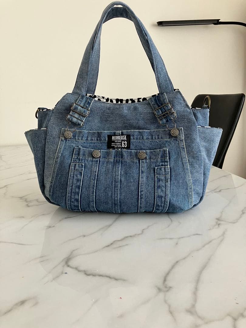 1097 MORI　デニムリメイクバック　ハンドメイド 2点