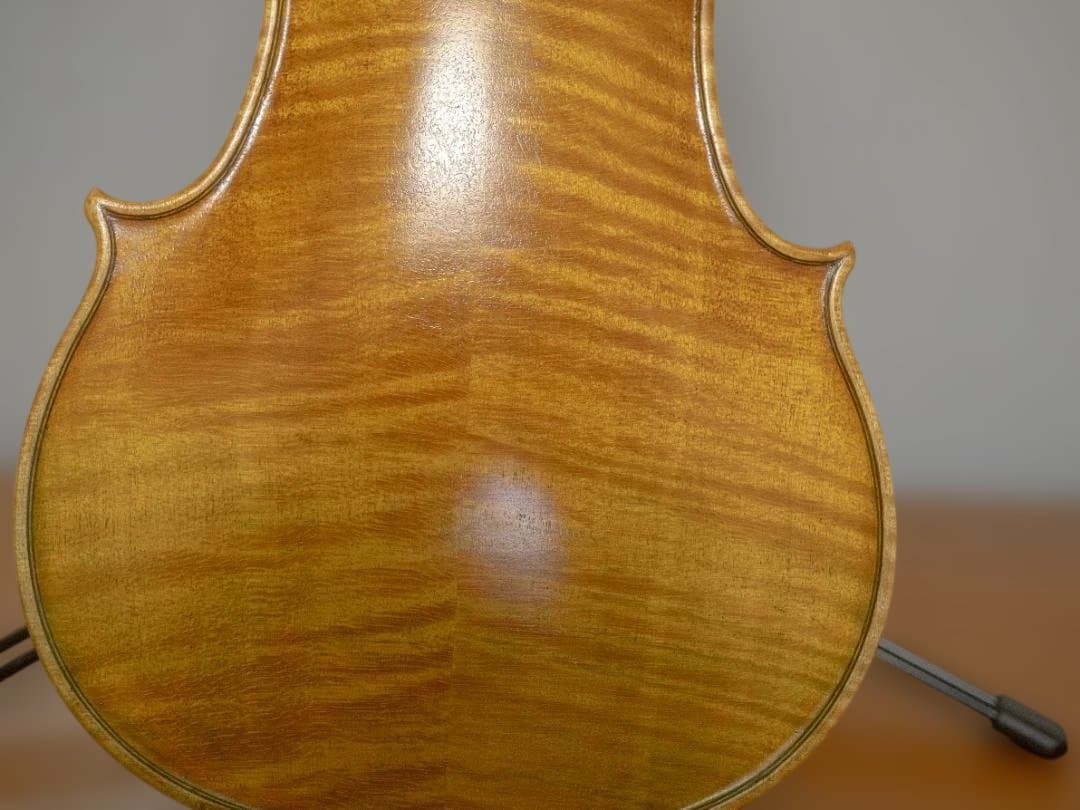 4/4 バイオリン-ライトブラウン 弓 ケース付き