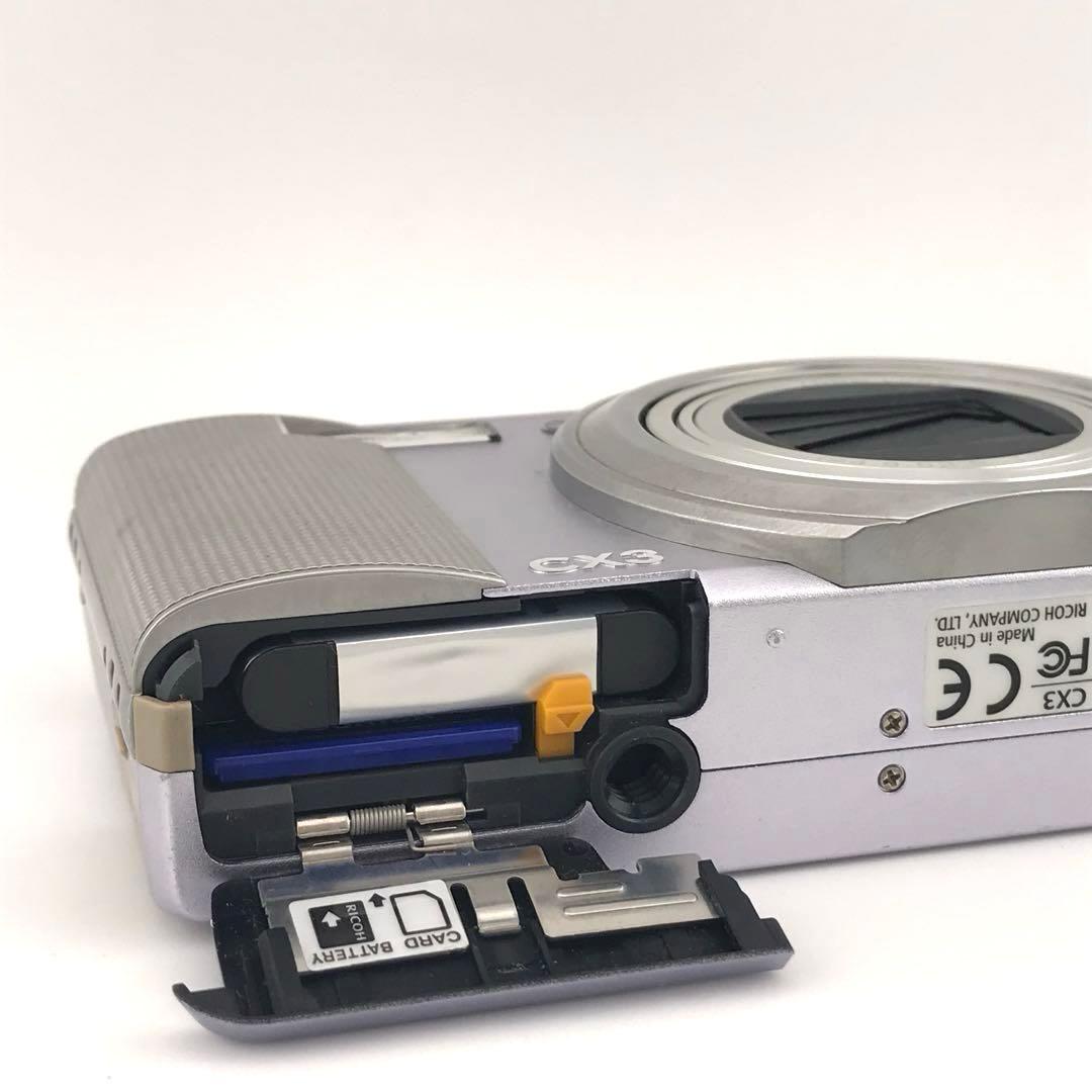 実写美⭕️動作良好！【動作確認済】RICOH リコー CX3 シルバー