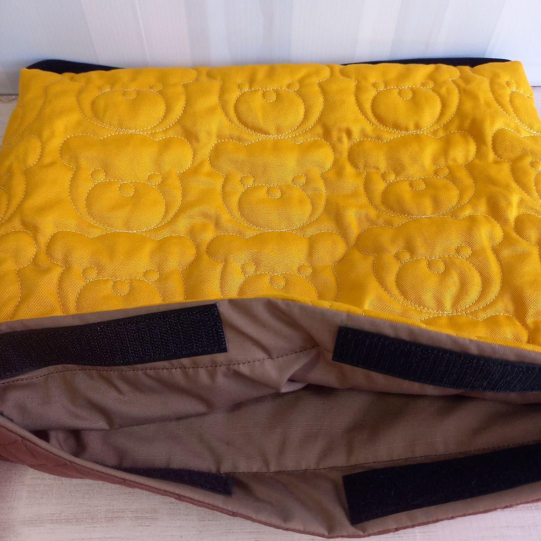 レッスンバッグ×2　くまさんキルト