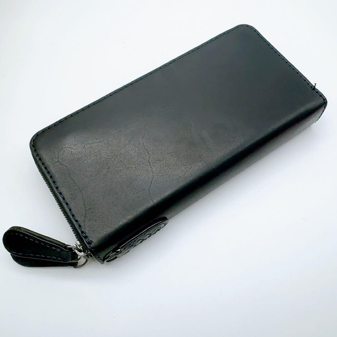 NOMADOI アラバマ ダブルラウンドジップ 長財布 ブラック レザー 新品