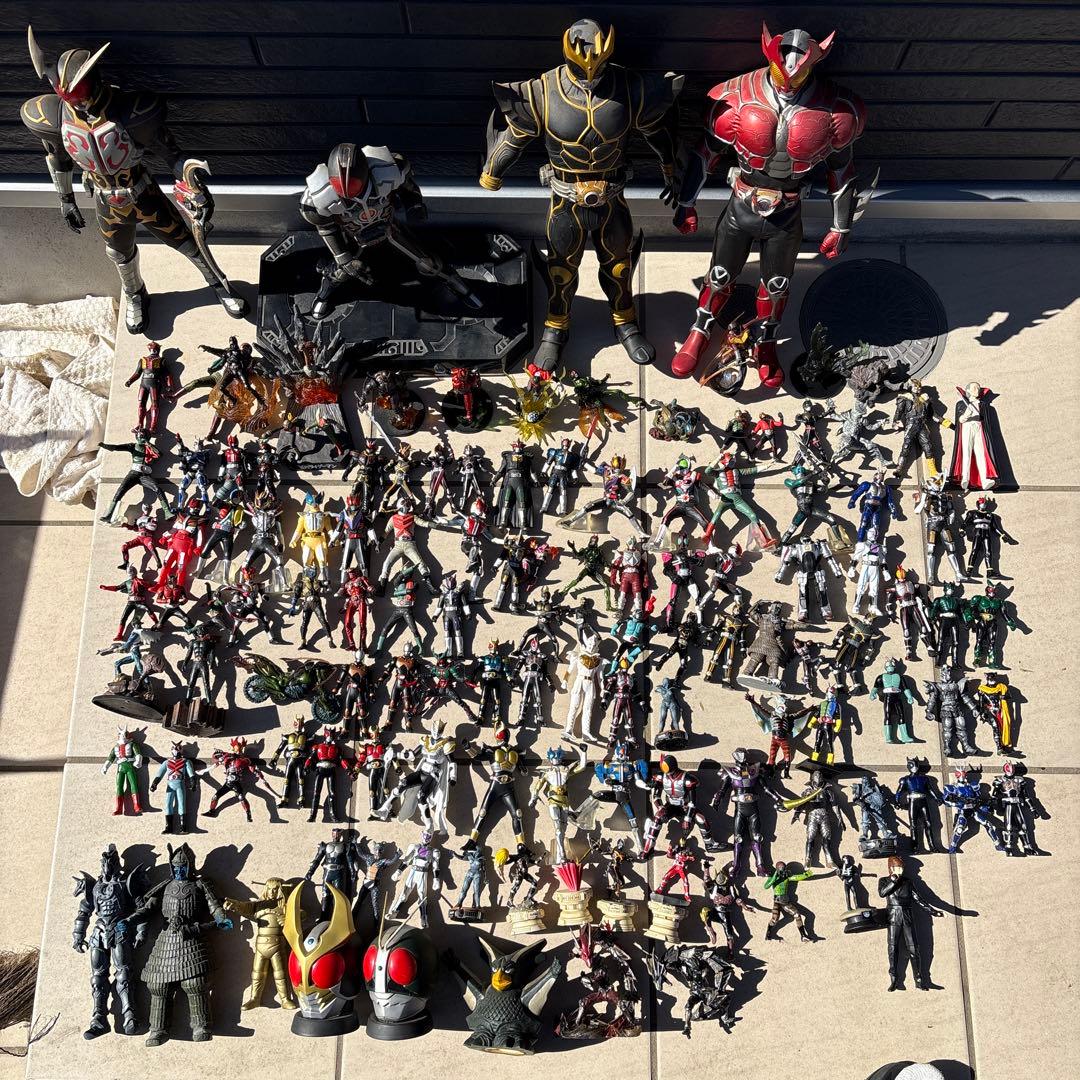 仮面ライダー フィギュアセット 約100体以上　レトロ