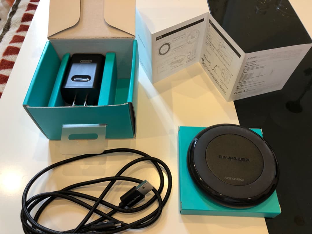 スマホアクセサリー RAVPOWER WIRELESS FAST CHARGING PAD