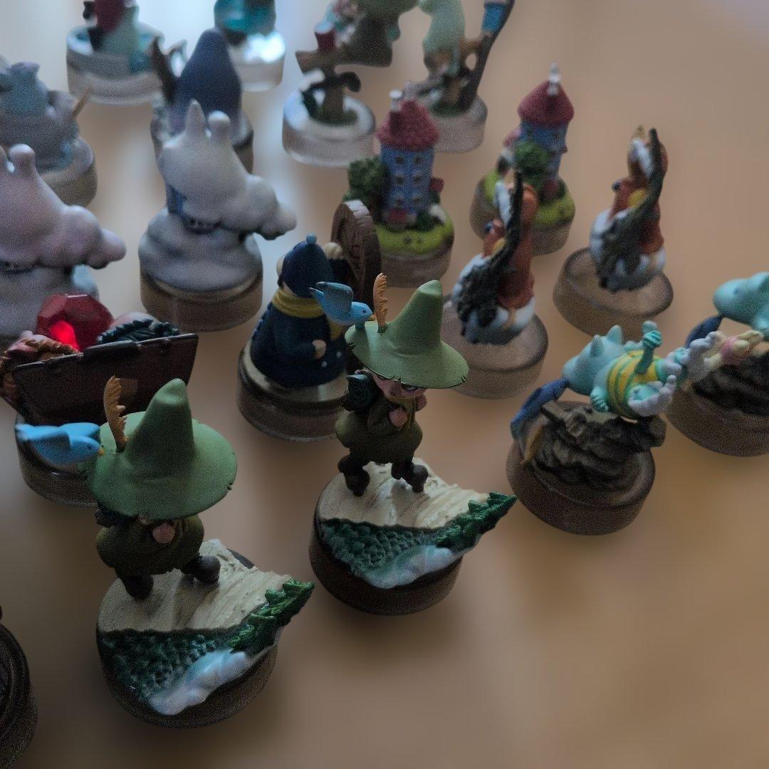 希少品　ムーミンズランチ1＆2　フルコンプ　解説カード有　フィギュア　計30体