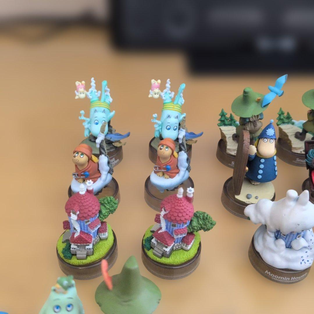 希少品　ムーミンズランチ1＆2　フルコンプ　解説カード有　フィギュア　計30体