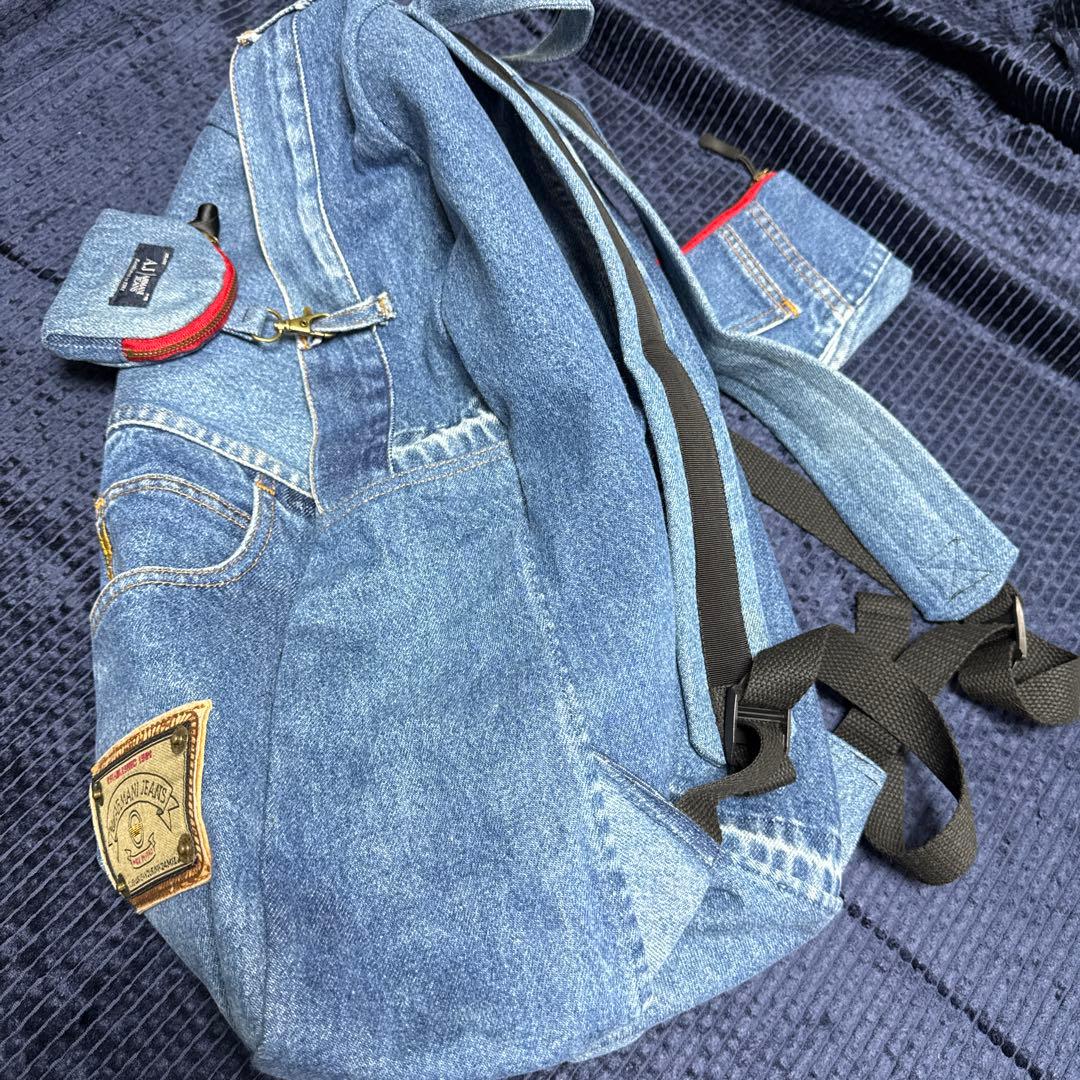 デニム　リュック　ハンドメイド