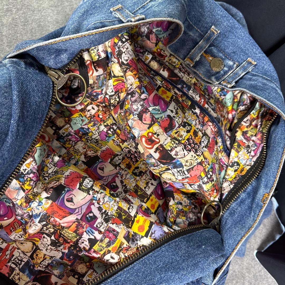 デニム　リュック　ハンドメイド