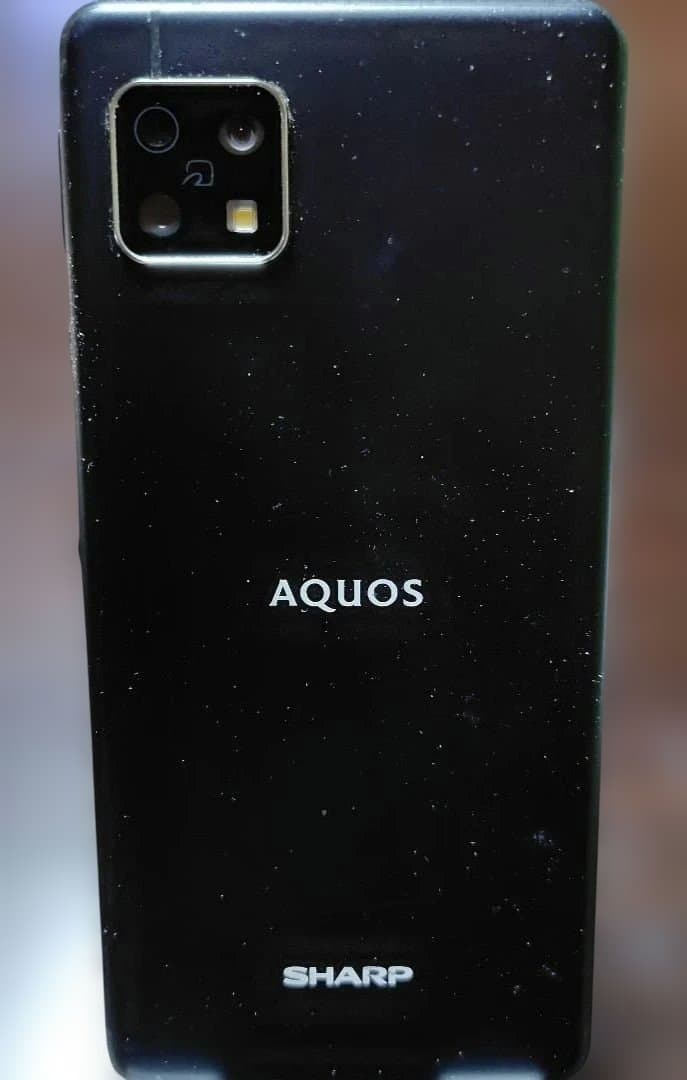 SHARP AQUOS スマートフォン 本体 ブラック 箱取説