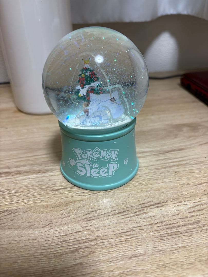 【美品】ポケモンスリープ スノードーム アローラロコン