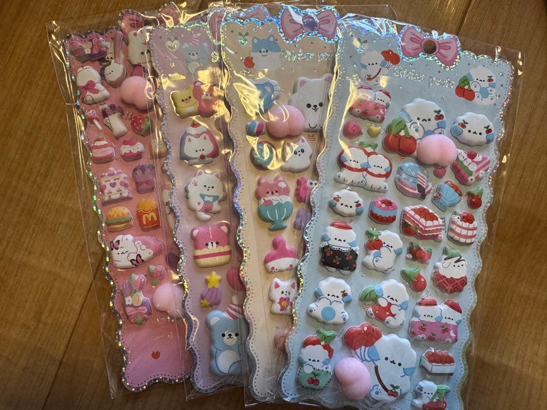 シールまとめ売り 立体シール デコシール キャラクターシール 大量セット