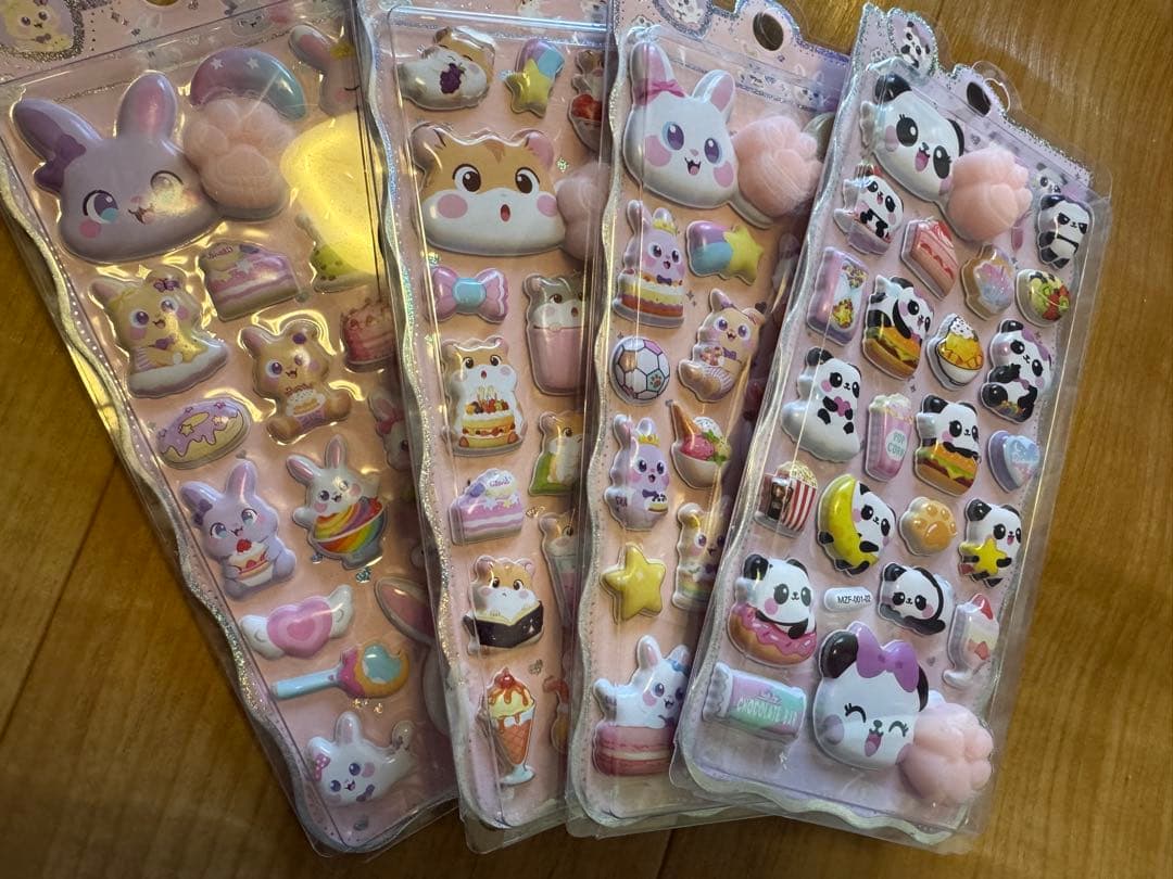 シールまとめ売り 立体シール デコシール キャラクターシール 大量セット