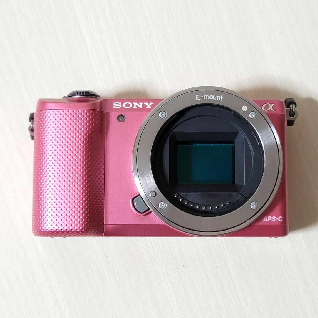 ☆SONY☆ミラーレス カメラ α5000 ボディ【Pink】