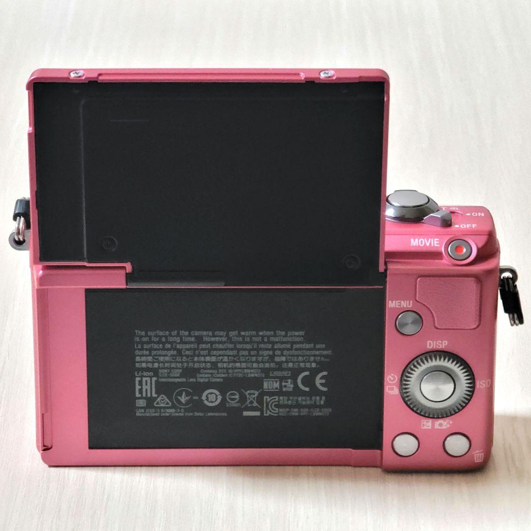 ☆SONY☆ミラーレス カメラ α5000 ボディ【Pink】