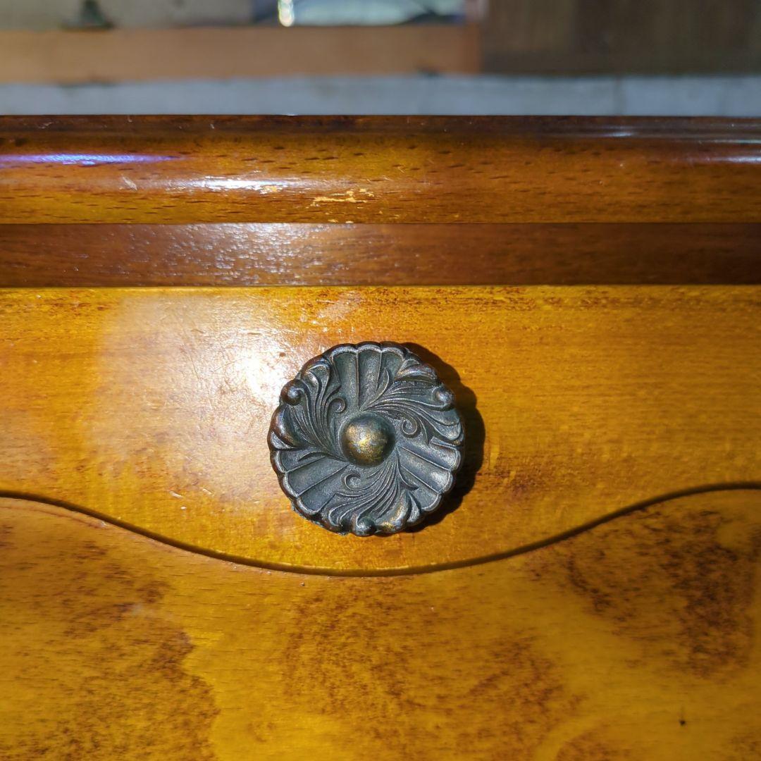 カリモク家具 コロニアル ライティングビューロー デスク ★ヴィンテージ