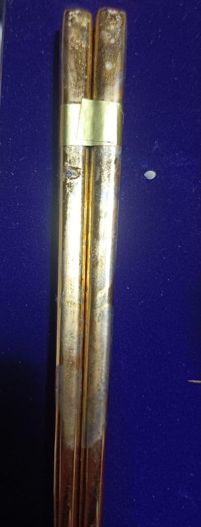 本長寿箸 純金 純銀 使用 専用ケース付き