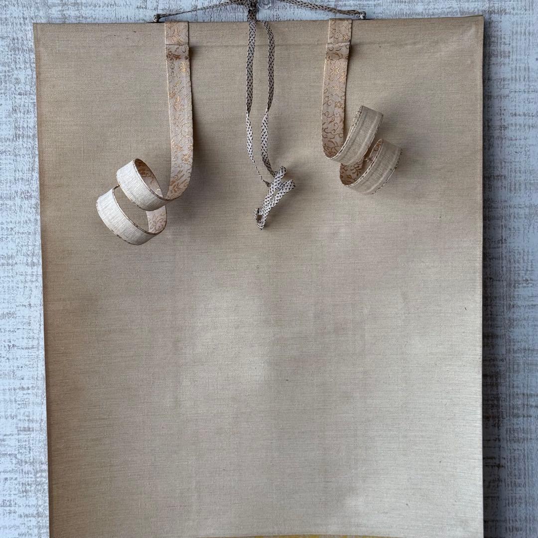 【名品】如圭雪村 松鷹図 掛け軸 重文復刻 水墨画 骨董 解説書・箱付き