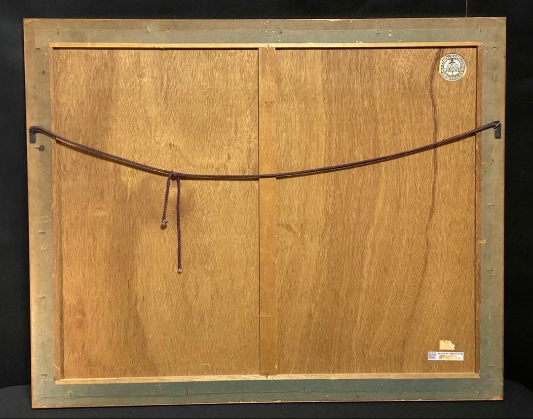 ポールアイズピリ　リトグラフ　ポンヌフ　直筆サイン　限定150部　12号　額装