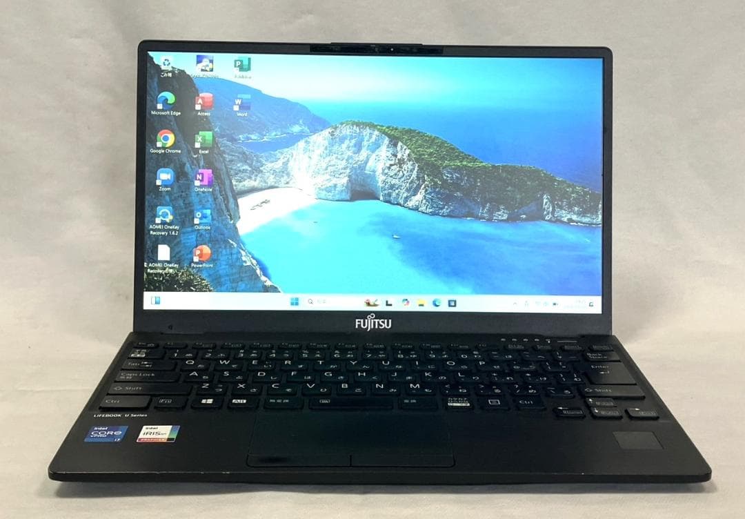 美品 2021年 軽量 富士通 U9311F i7 11世代 SSD512GB