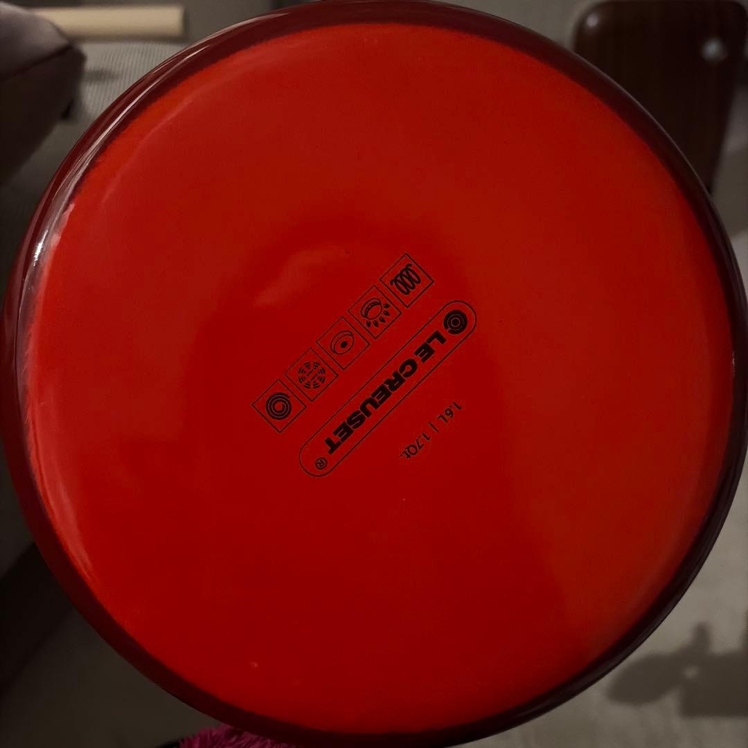 ルクルーゼ　ケトル　レッド　数回使用☆1.6Lサイズ