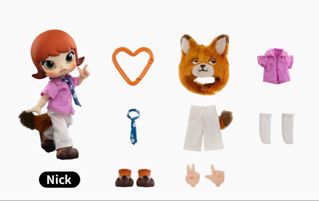 MOLLY Zootopia ズートピア アクションフィギュア ニック