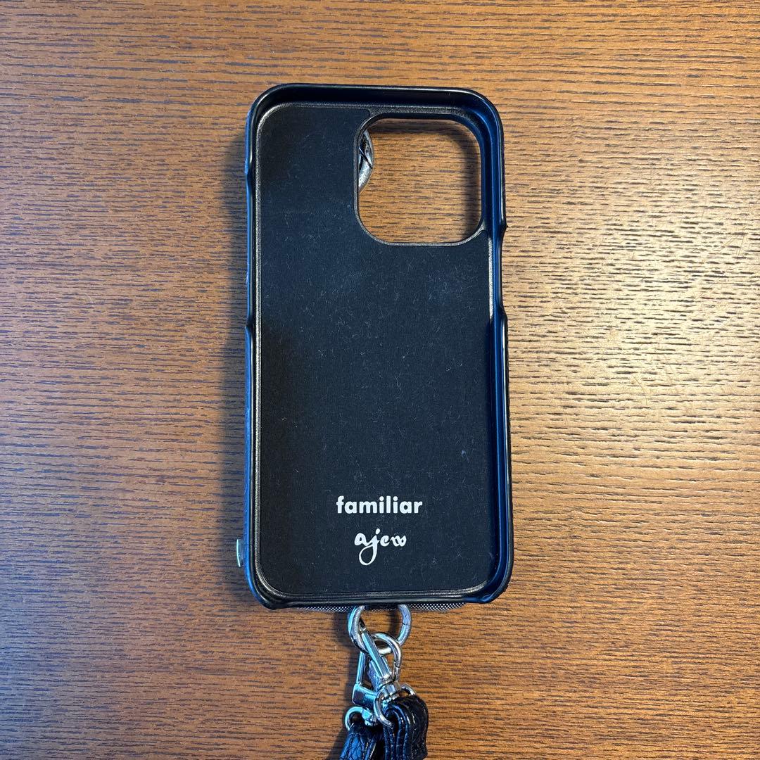 familiar ajew iPhone13pro ケース ショルダー