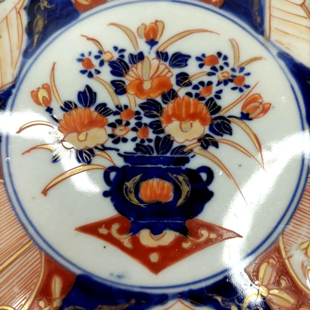 有田焼　伊万里焼　古伊万里　金彩　色絵　大皿　平皿　盛り皿　7寸皿2客セット