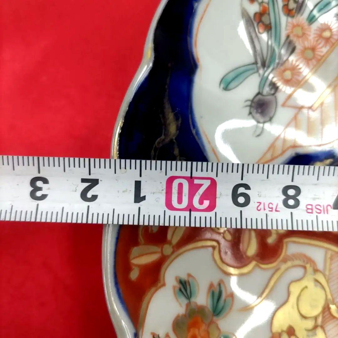 有田焼　伊万里焼　古伊万里　金彩　色絵　大皿　平皿　盛り皿　7寸皿2客セット