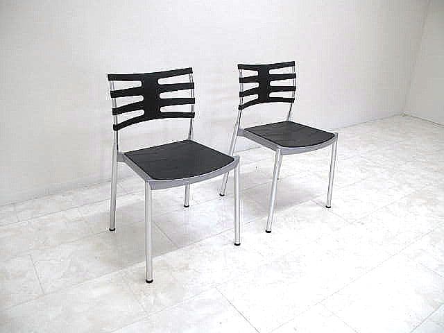 【展示品】フリッツハンセン「アイスチェア」スタッキングチェア 2脚セット約14万