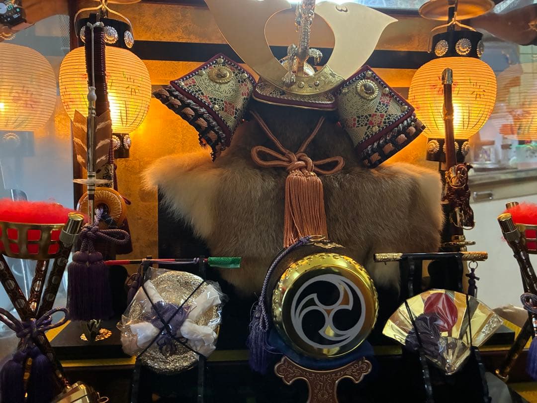 【昭和レトロ】五月人形 兜飾り 鎧兜 伝統工芸 豪華装飾 出世兜