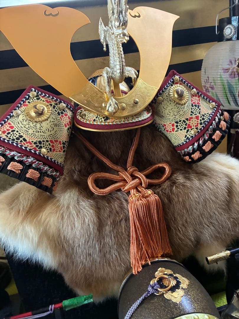 【昭和レトロ】五月人形 兜飾り 鎧兜 伝統工芸 豪華装飾 出世兜