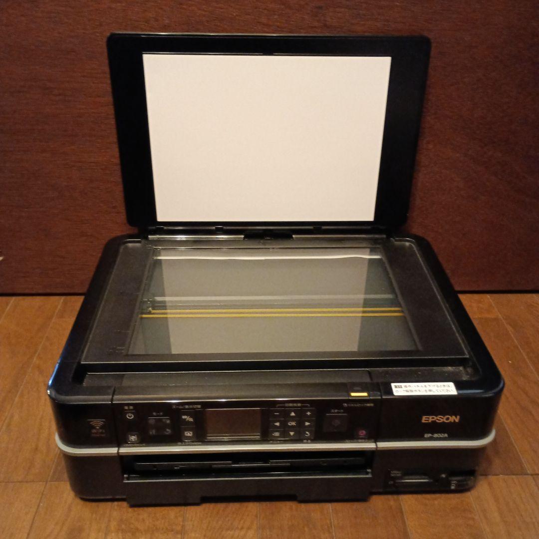 EPSON EP-802A プリンター本体&インク《ジャンク品》専用箱付！