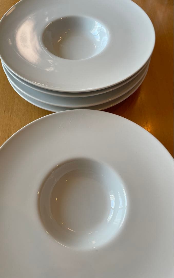 KANESUZU製ワイドリム皿29cm5枚セット