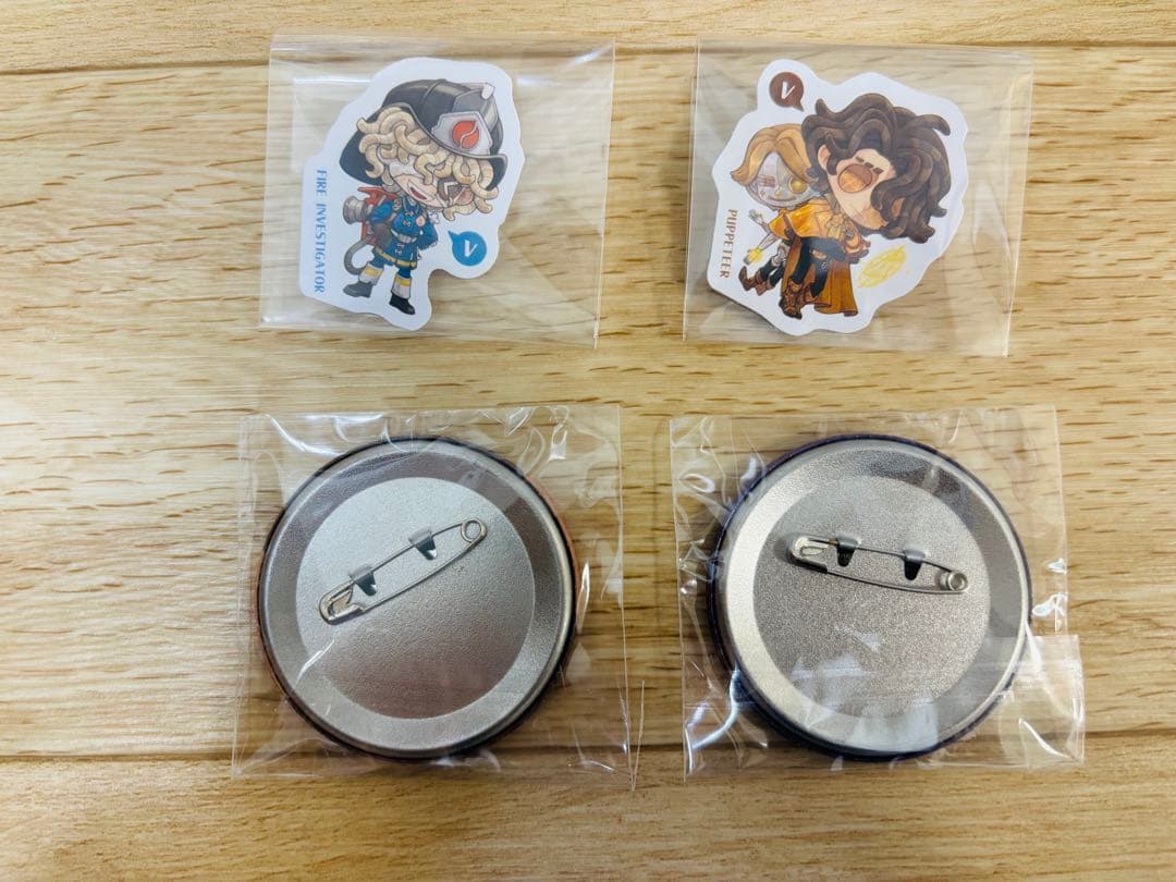 IdentityV 第五人格 缶バッジ ステッカー 火災調査員 人形師