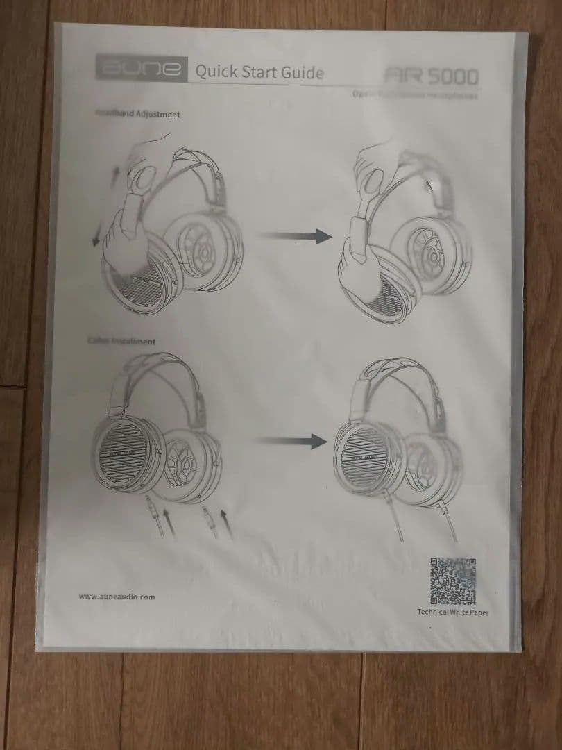 開放型ヘッドホン aune audio AR5000