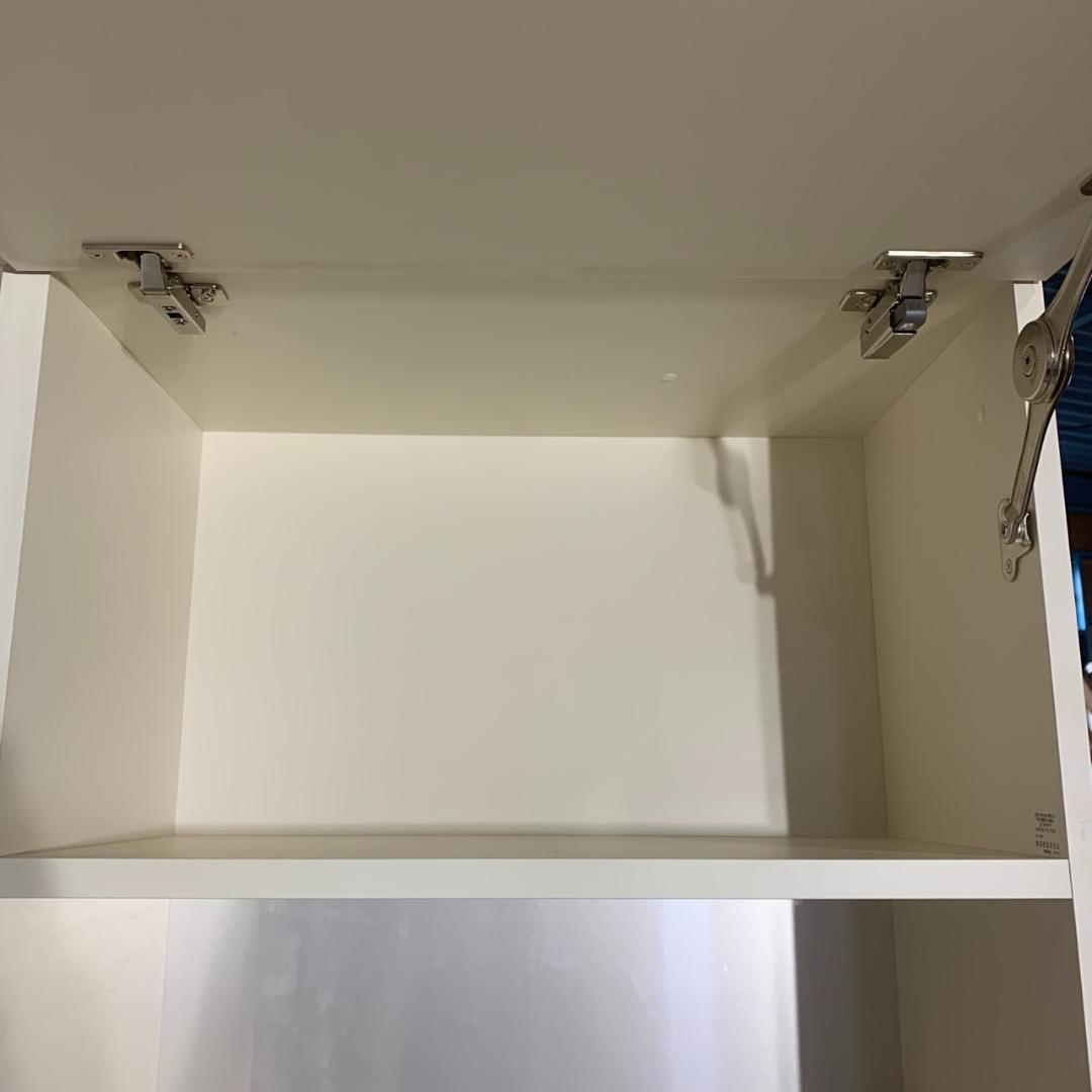 J834 パモウナ 食器棚 幅90cm キッチンボード キャビネット