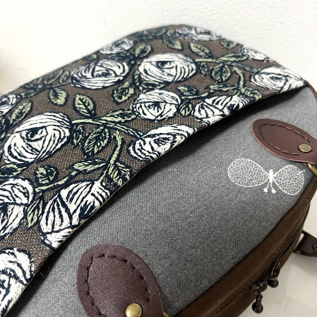 ミナペルホネン　ハンドメイドバッグ　ボストン型
