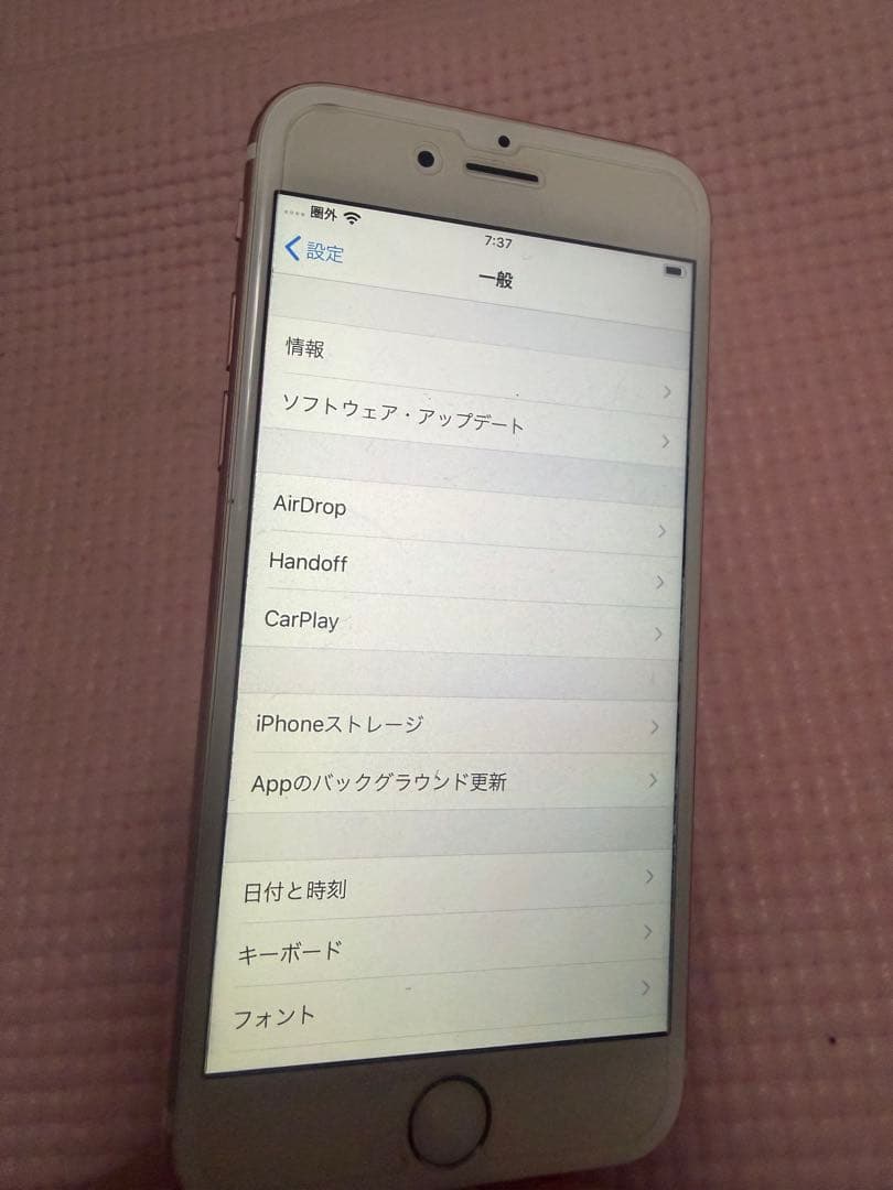 iPhone6s 64GB 本体 ローズゴールド