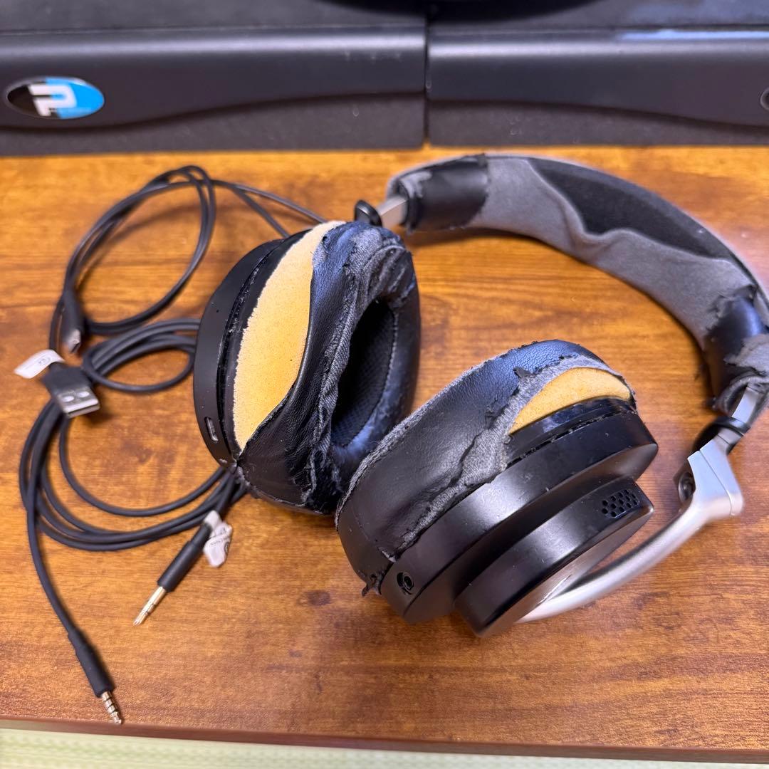 SHURE AONIC50 ワイヤレスヘッドホン イヤーパッド摩耗