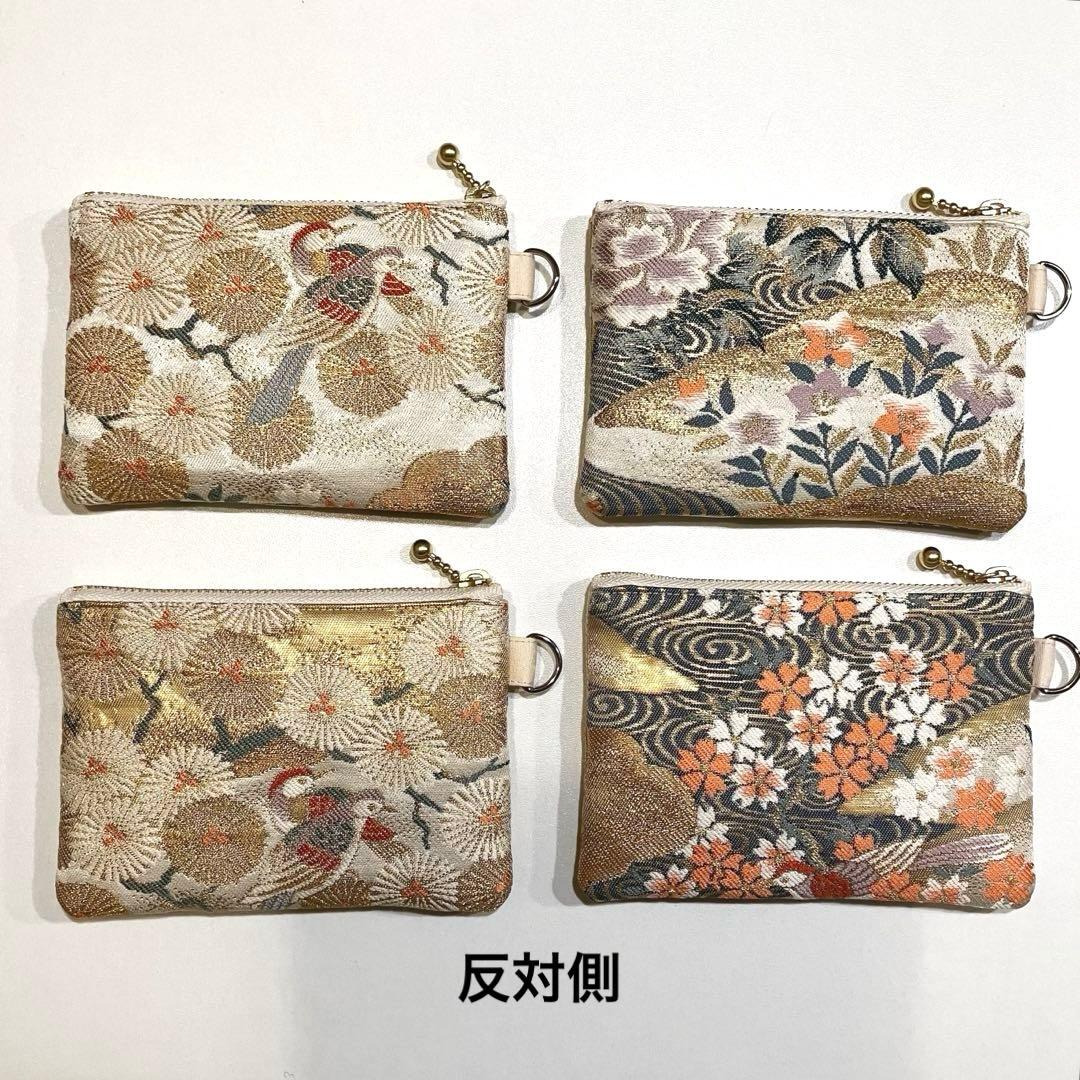 【ゆあ】着物帯リメイク　ミニポーチ 10個セット（59）