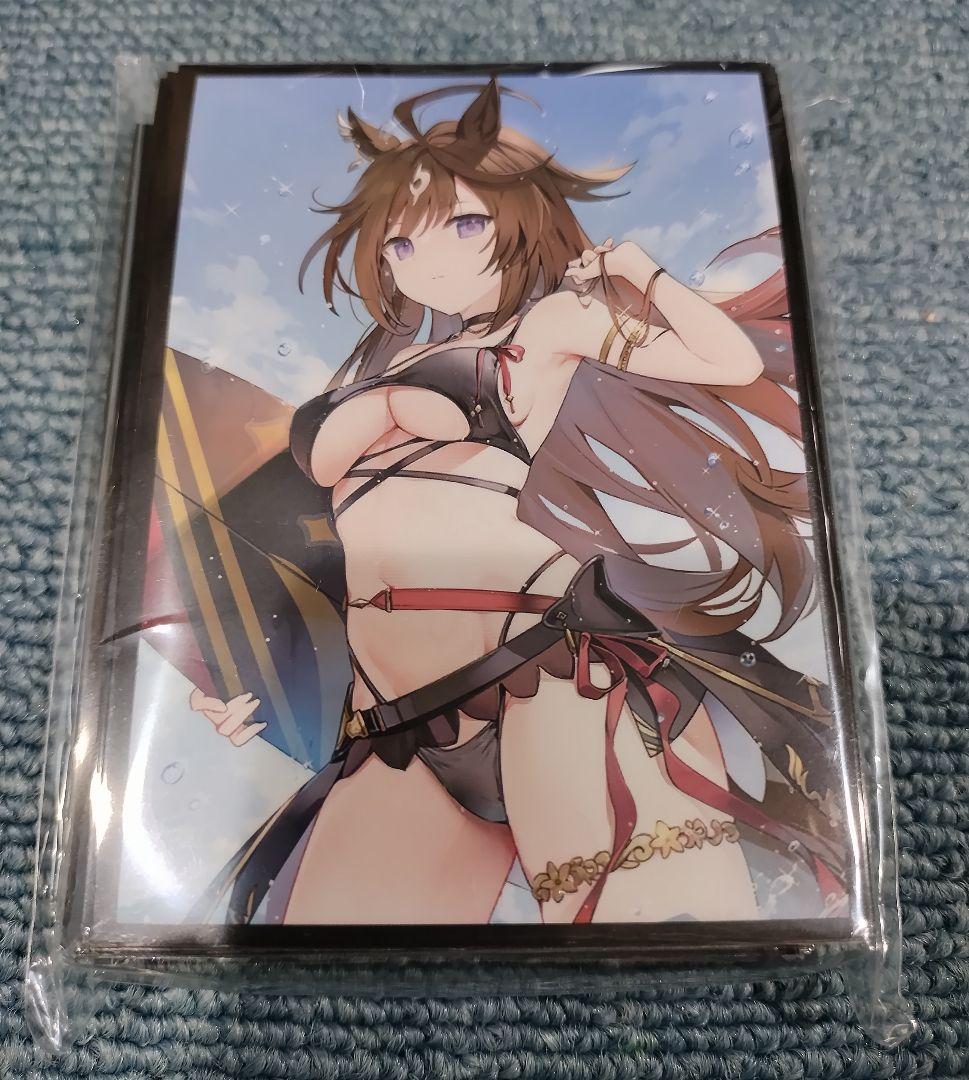 ウマ娘 ドゥラメンテ 水着 スリーブ プレイマット プレマ 白詰草
