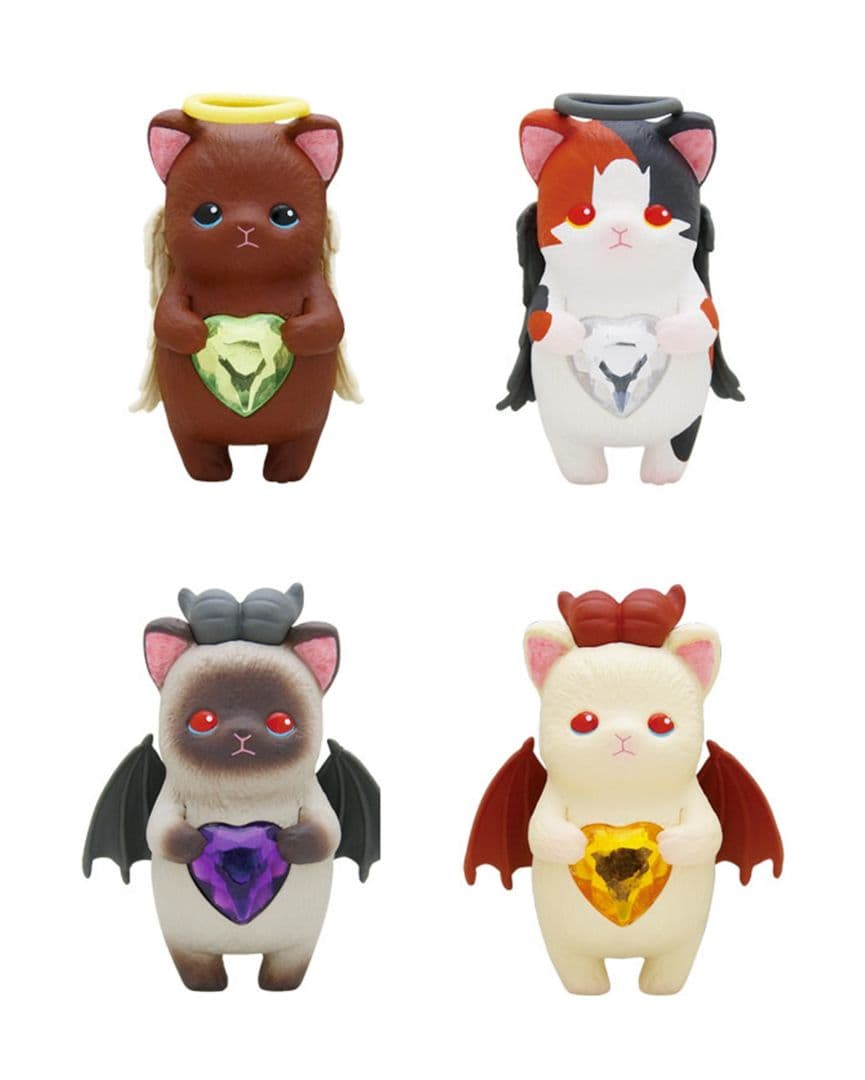 らぶねこ　マスコットストラップ　エンジェルVSデビル　全7種セット　新品　激レア