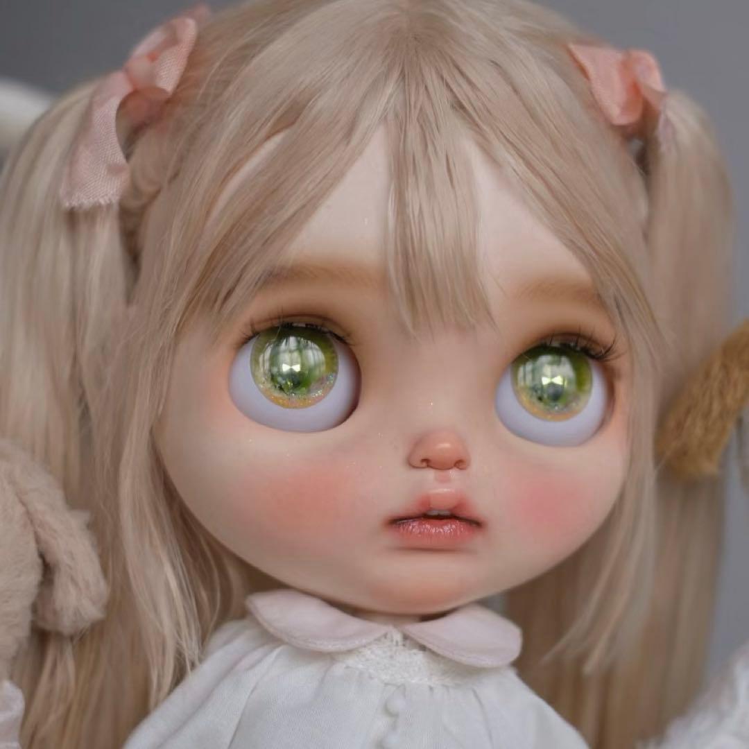 カスタムブライス 海外作家様 人形 かわいい 透明感 幼い ツインテールちゃん