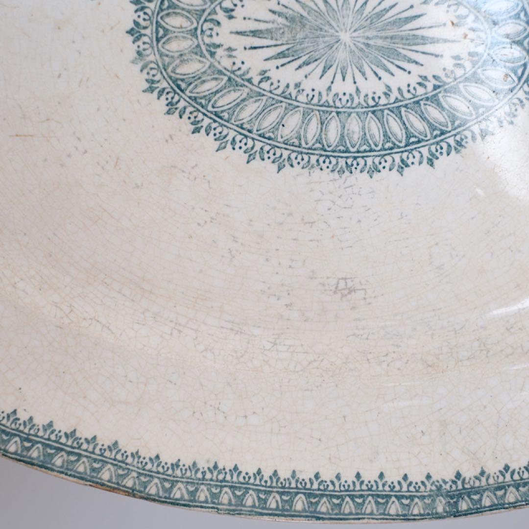 Creil Et Montereau/oval plate クレイユモントロー窯