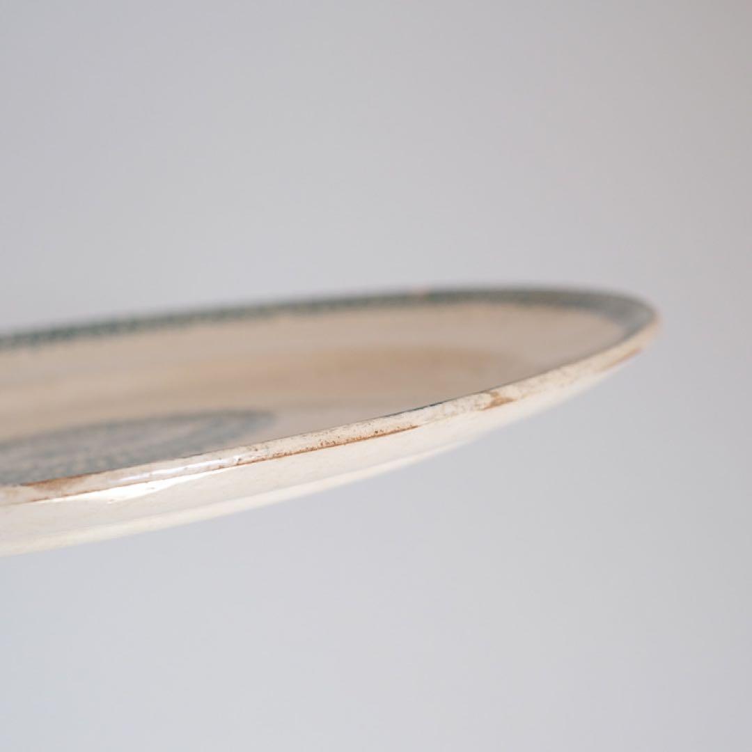 Creil Et Montereau/oval plate クレイユモントロー窯